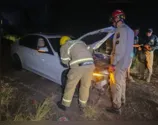 BMW bate em base de viaduto da BR-376 na Vila Reis