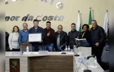 Sérgio Souza é Cidadão Honorário de Lidianópolis