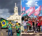 Militantes de Bolsonaro e Lula estão mobilizados em Apucarana