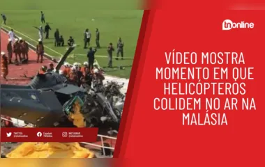 Vídeo mostra momento em que helicópteros colidem no ar na Malásia