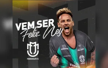 O time de Maringá, Paraná, fez a publicação marcando o jogador Neymar, nessa terça-feira (28)