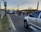 Acidente aconteceu no momento em que a vítima atravessava a rodovia