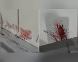 Vídeos que viralizaram nas redes sociais, mostram paredes e móveis do interior de uma residência “jorrando sangue”