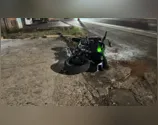 Motociclista ficou ferido após batida em Jandaia do Sul