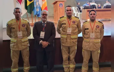 Corpo de Bombeiros Militar do Paraná (CBMPR) participou da reunião de líderes de times de busca e resgate urbanos