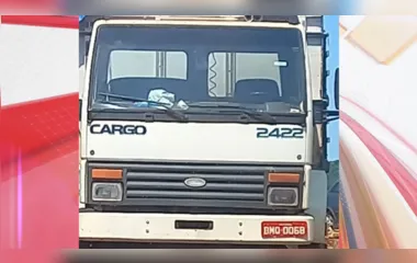 Caminhão Ford Cargo foi encontrado na região central