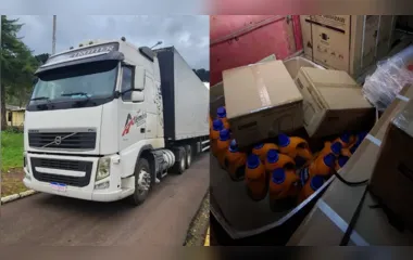 Caminhão foi recuperado pela polícia no Paraná
