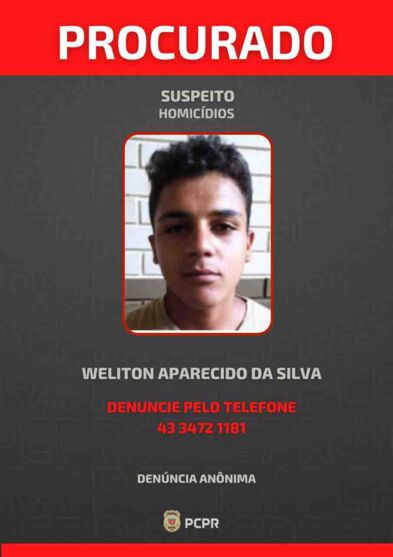 PCPR divulga fotos de suspeitos de homicídio em Ivaiporã