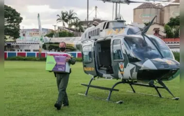 Helicóptero com vacinas retorna sem fazer entrega; entenda