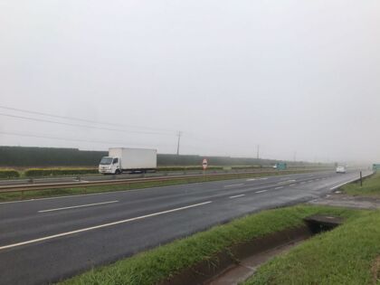 Neblina cobre rodovia BR-369 na manhã desta segunda (4)