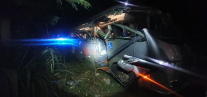 Vítima de acidente de ônibus da AMS de Apucarana recebe alta