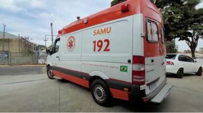 Conforme o Samu, ele foi socorrido e levado para o Hospital da Providência