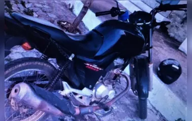 PRF recupera moto roubada que foi negociada em troca de uma vaca