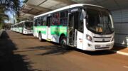 Ônibus do transporte coletivo gratuito em Ivaiporã