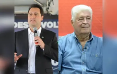 Governador Ratinho Junior e ex-governador Roberto Requião polarizam intenções de voto