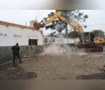 Cadeia Pública de Arapongas foi demolida no final do mês passado na Rua Tucanos