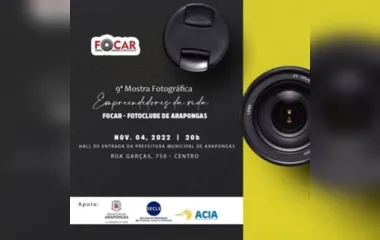 Para a exposição estão reunidos fotógrafos de Arapongas, Apucarana, Londrina e outras cidades da região