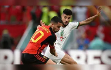Marrocos derrotou por 2 a 0 a Bélgica, segunda colocada do ranking da Fifa, pelo Grupo F da competição
