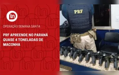 PRF apreende no Paraná quase 4 toneladas de maconha
