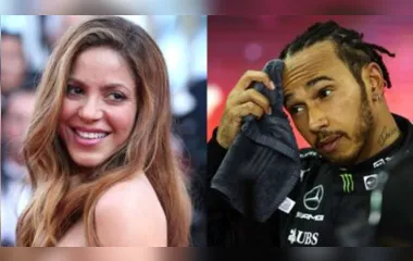 Shakira e Lewis Hamilton