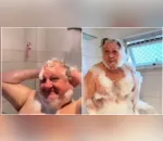 Érick Jacquin toma banho após polêmica