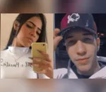 Maria Eduarda, 18 anos, e Gustavo, 22 anos, vítimas do acidente