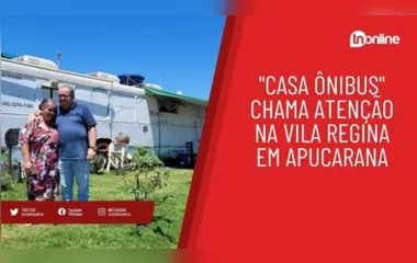 "Casa Ônibus" chama atenção na Vila Regina em Apucarana; veja