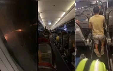 O incidente ocorreu quando o avião sobrevoava Salvador