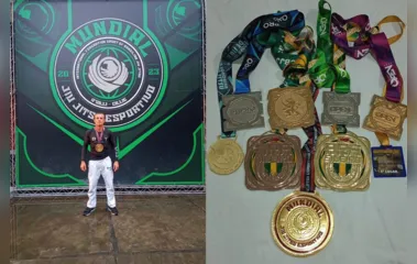 Atleta de Apucarana é campeão mundial de jiu-jítsu no Ibirapuera
