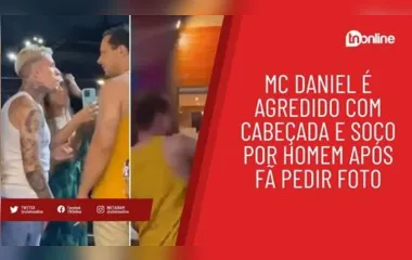 MC Daniel é agredido com cabeçada e soco por homem após fã pedir foto
