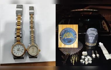 Irmãos são presos com relógios avaliados em mais de R$ 100 mil