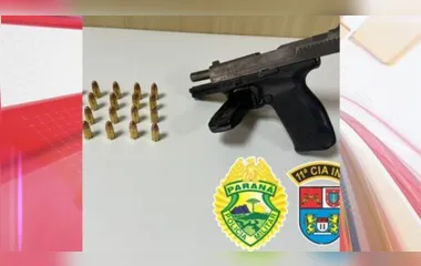 As equipes acharam uma pistola carregada com 20 munições