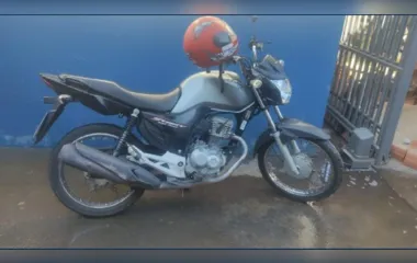 PM recupera moto furtada há 10 dias em Jandaia do Sul