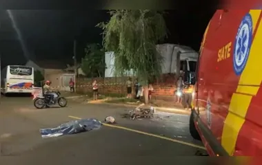 Motociclista morre atropelado por ônibus na zona norte de Londrina