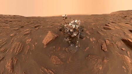Rover Curiosity, da NASA, em solo marciano - foto - NASA / JPL-Caltech